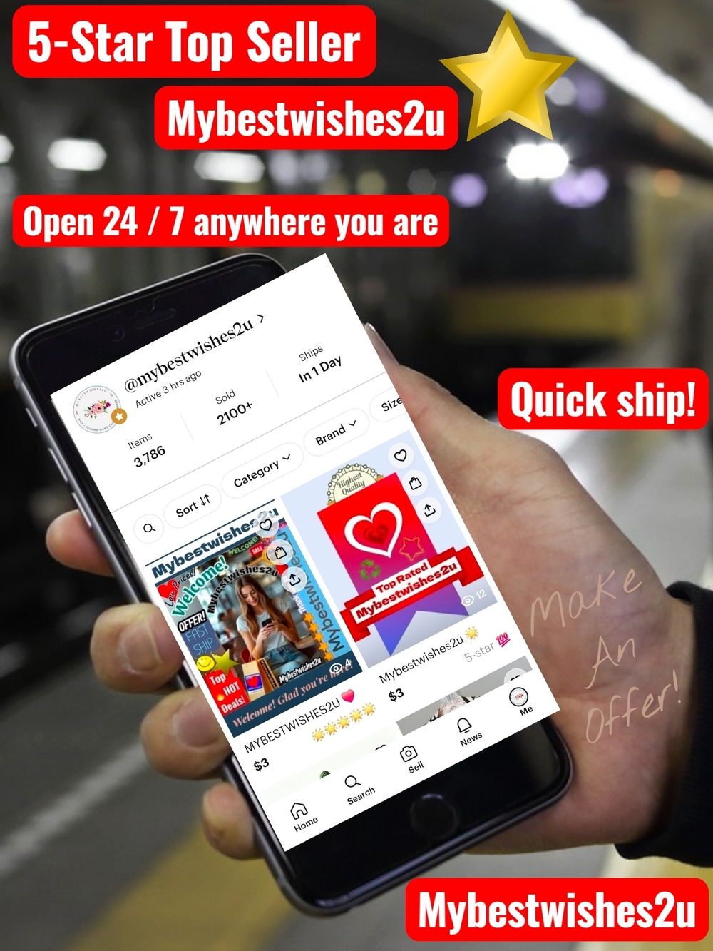 Open Anywhere U R ❤️ - Picture 1 of 2